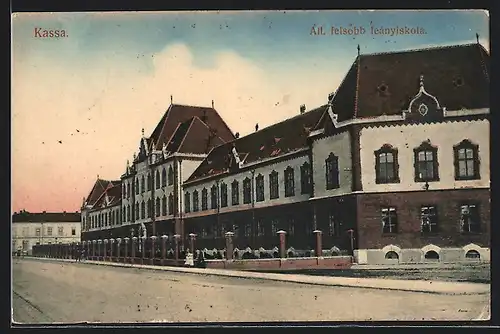 AK Kassa, Áll. felsöbbleányiskola, Gebäudeansicht