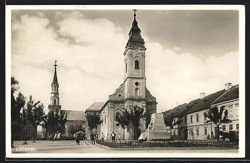 AK Lucenec, Blick nach Kirche