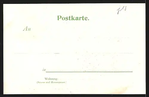 AK Opernsänger Paul Bulss mit Zwicker