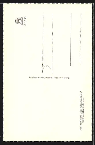 AK Opernsänger Rudolf Schock mit charmantem Lächeln