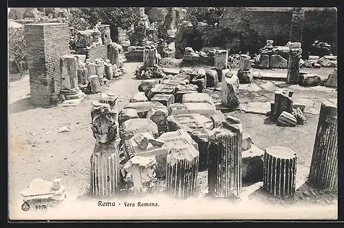 AK Rom, Foro Romano, Teilansicht