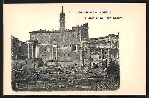 AK Roma, Foro Romano, Tabulario e Arco di Settimo Severo