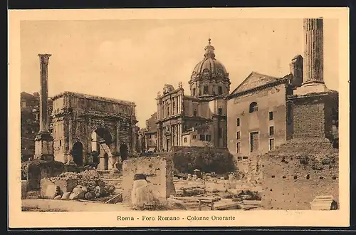 AK Roma, Foro Romano, Colonne Onorarie