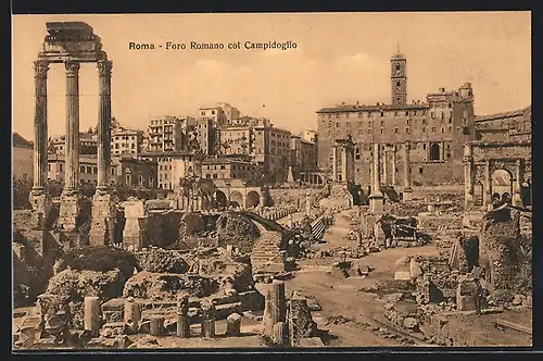 AK Rom, Foro Romano col Campidoglio