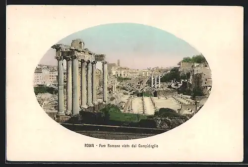 AK Roma, Foro Romano visto dal Campidoglio