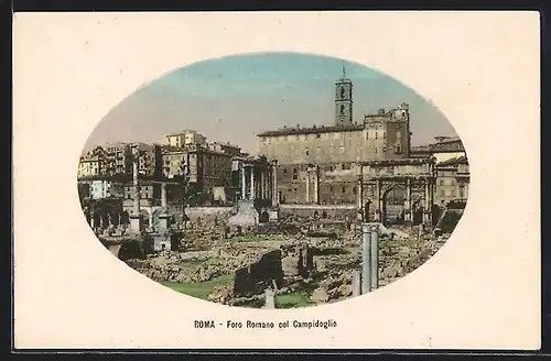 AK Roma, Foro Romano col Campidoglio