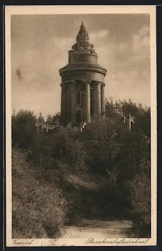 AK Eisenach, Blick aufs Burschenschaftsdenkmal