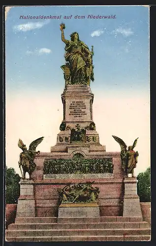 AK Rüdesheim, Nationaldenkmal auf dem Niederwald