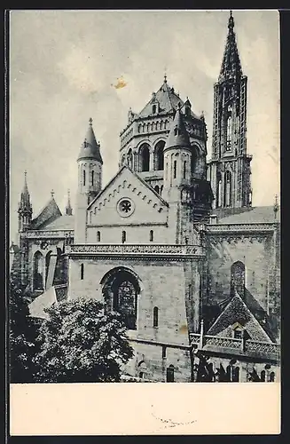 AK Strassburg, Das Münster von Osten