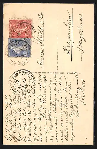 Künstler-AK Strasbourg, La Cathédrale