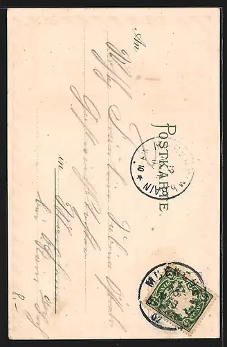 Künstler-AK München, Bavaria, Wappen