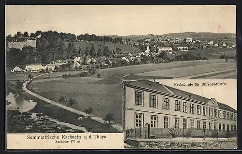 AK Karlstein a. d. Thaya, An der Fachschule für Uhrenindustrie