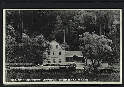 AK Rohrbach bei Neuhaus, Gasthaus von Josef Prangerl