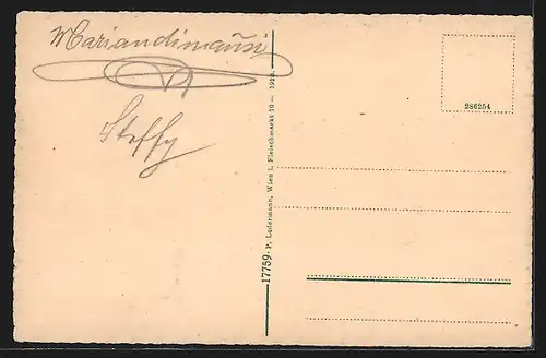 AK Eichgraben, Ortspartie mit Herz-Jesu-Kapelle