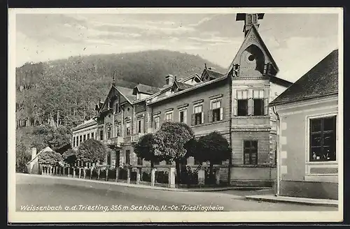 AK Weissenbach / Triesting, Strasse am Triestingheim