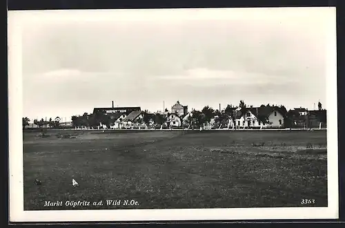 AK Göpfritz an der Wild, Partie am Ortsrand