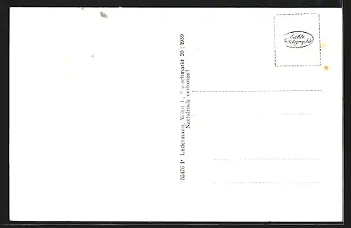 AK Wr.-Neustadt /Niederdonau, Platz mit Geschäften und Denkmal