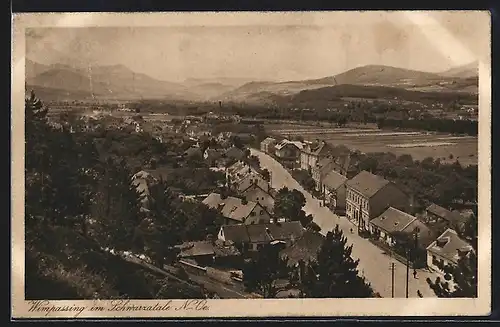 AK Wimpassing im Schwarztal, Teilansicht mit Strassenpartie