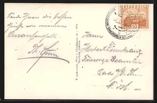 AK Kaltenleutgeben, Teilansicht mit Kirche