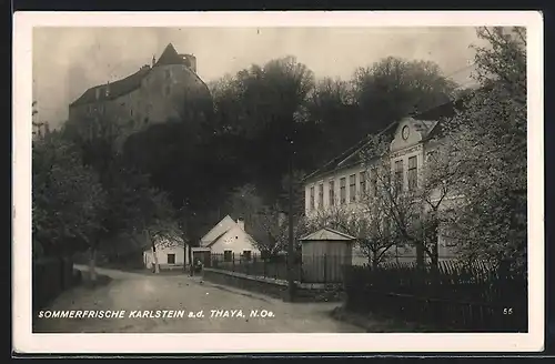 AK Karlstein a. d. Thaya, Schloss und Bundeslehranstalt