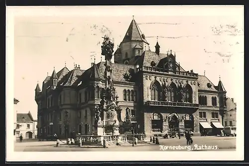 AK Korneuburg, Blick auf das Rathaus