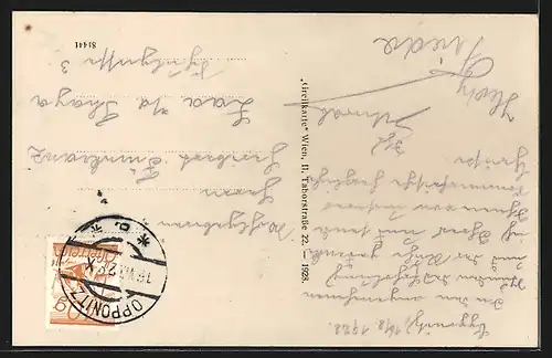 AK Opponitz, Ortsansicht mit Kirche