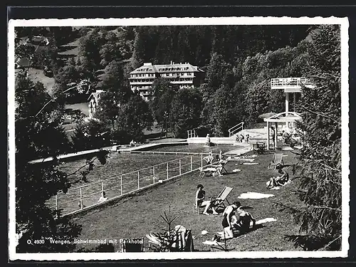 AK Wengen, Schwimmbad mit Parkhotel
