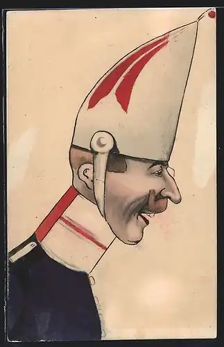 AK Preussischer Soldat der Lange Kerls in Uniform