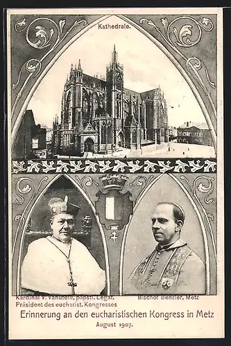 AK Metz, Eucharistischer Kongress 1907, Kathedrale