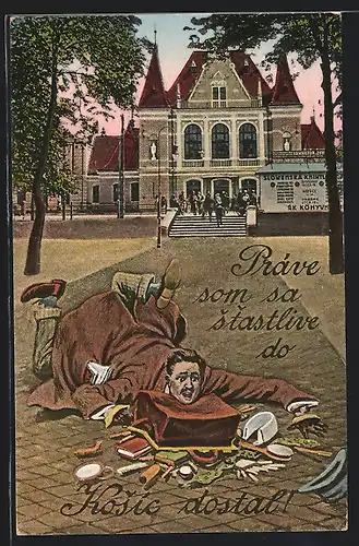 AK Kosice, Prave som sa Stastlive, Nadrazie, Bahnhof