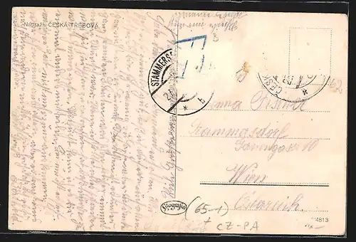 AK Ceská Trebová, Nádrazi