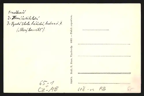 AK Pribram, Gesamtansicht mit Blick zum Kloster