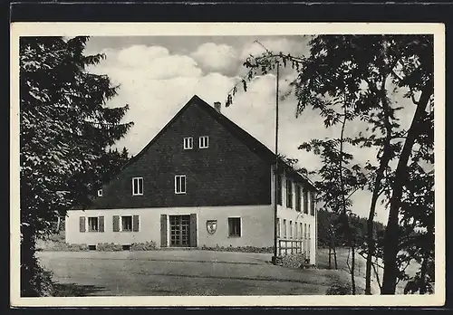 AK Geising /Erzgeb., Brüder-Renhard-Haus Grenzlandheim des König-Georg-Gymnasiums Dresden