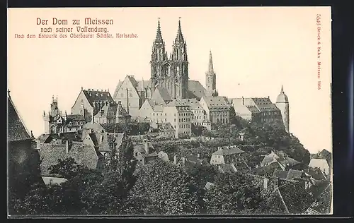 AK Meissen, Der Dom nach seiner Vollendung