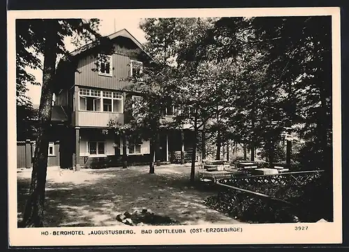AK Bad Gottleuba, HO-Berghotel Augustusberg