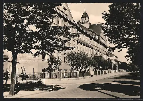 AK Riesa /Elbe, An der Pestalozzi-Schule