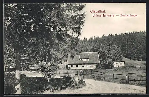 AK Clausthal, Untere Innerste, Gasthof Zechenhaus