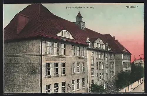 AK Berlin-Neukölln, Schule Mariendorferweg