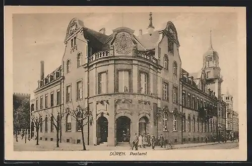 AK Düren, Kaiserliches Postamt