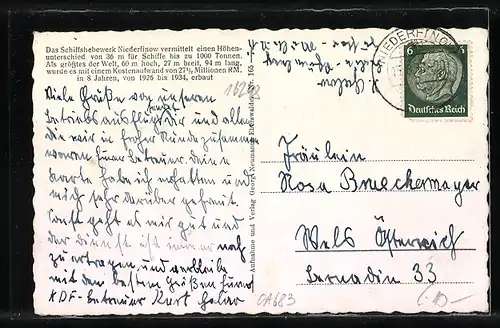 AK Niederfinow, das Schiffshebewerk