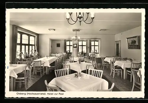 AK Olsberg, Hotel zur Post, Inneres, Bes. Karl Cruse