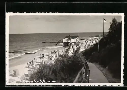 AK Ostseebad Koserow, Blick auf den Strand