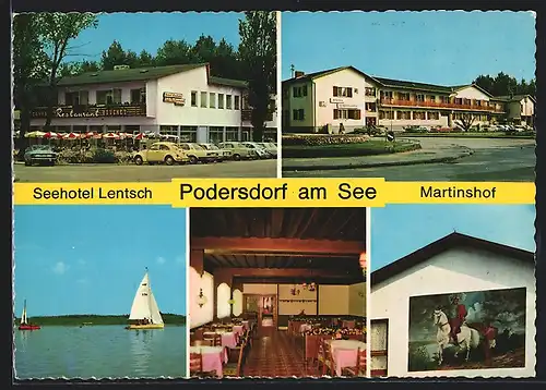 AK Podersdorf am See, Seehotel Lentsch, der Martinshof