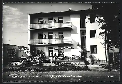 AK Bad Tatzmannsdorf im Bgld., das Gästehaus Paracelsus