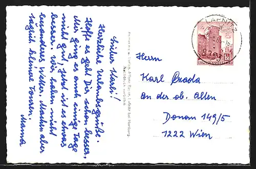 AK Neustift-Lafnitz, Gesamtansicht aus der Vogelschau