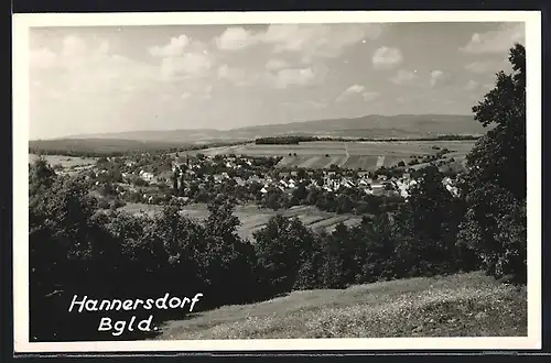 AK Hannersdorf im Bgld., Gesamtansicht