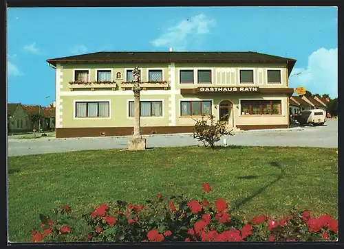 AK Oggau am Neusiedlersee im Burgenland, das Gasthaus Rath