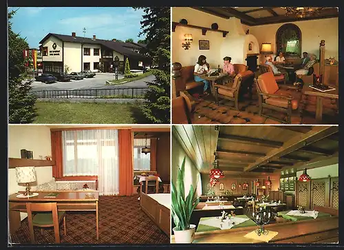 AK Bad Tatzmannsdorf, Hotel Restaurant Pannonia, Speiseraum, Aufenthaltsraum