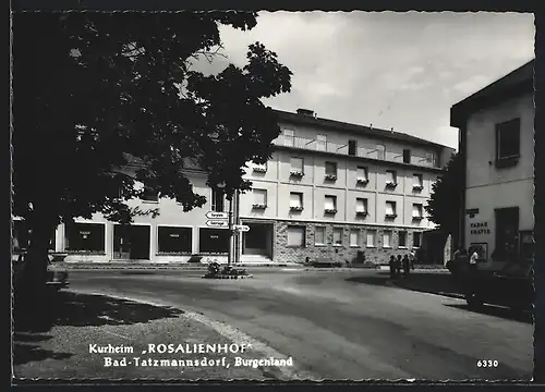 AK Bad Tatzmannsdorf im Burgenland, das Kurheim Rosalienhof