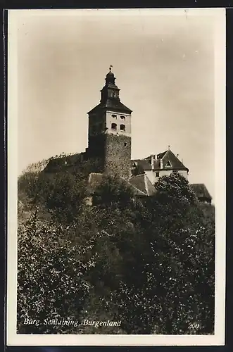 AK Schlaining im Burgenland, der Turm der Burg